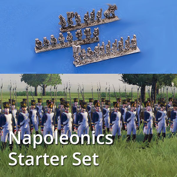 Napoleonics Starter Set 3mm Oddzial Osmy miniautres - 1/600