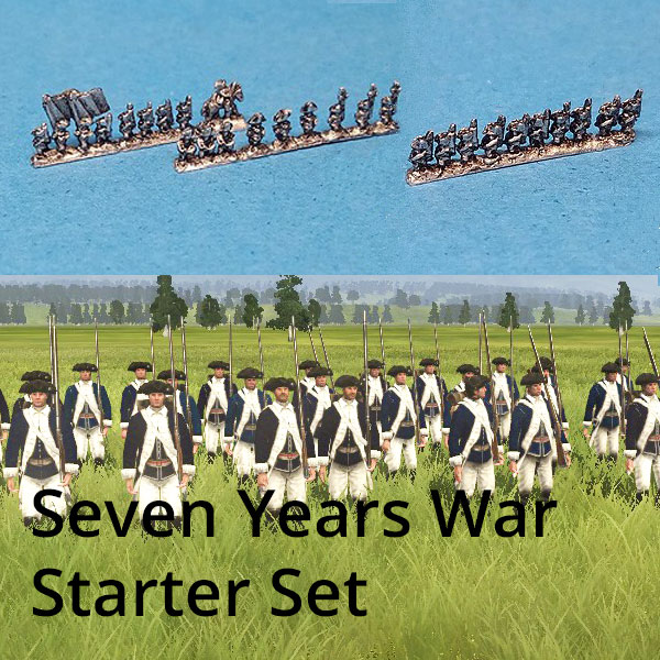 Seven Years War Starter Set 3mm Oddzial Osmy miniatures - 1/600