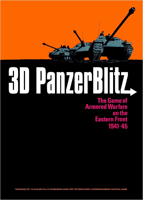 3D PanzerBlitz game in 3mm WWII miniatures